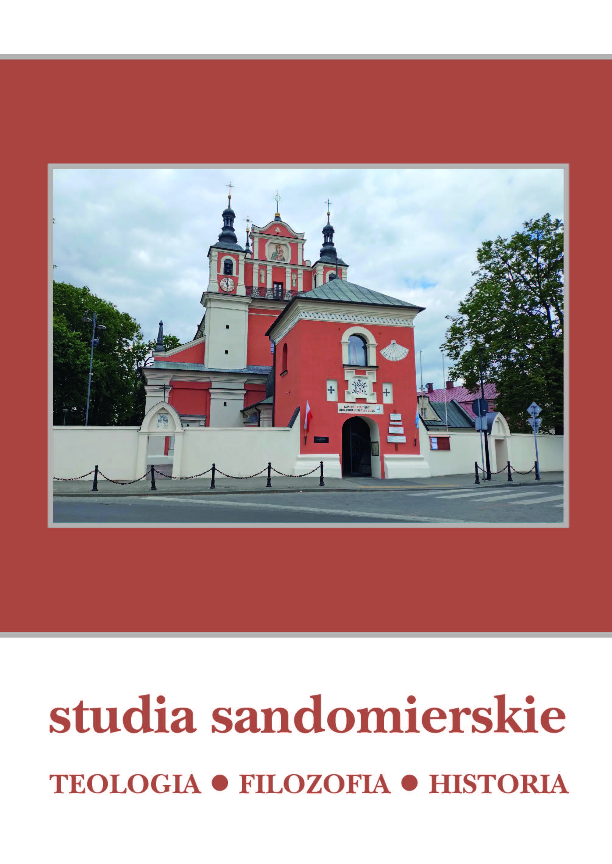 Studia sandomierskie, tom 32 rok 2025 • okładka