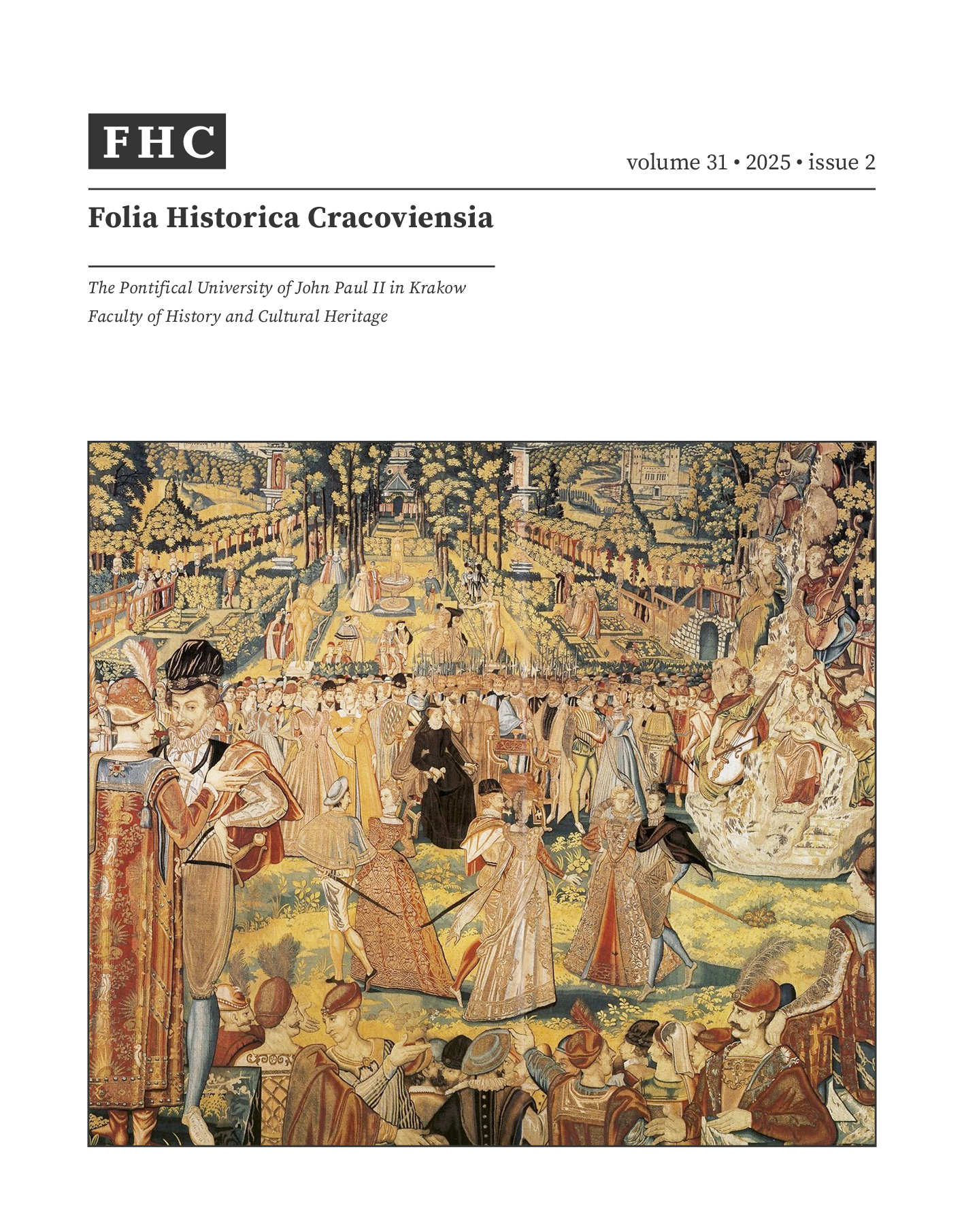 Folia Historica Cracoviensia, tom 31 (2025) nr 2 - okładka