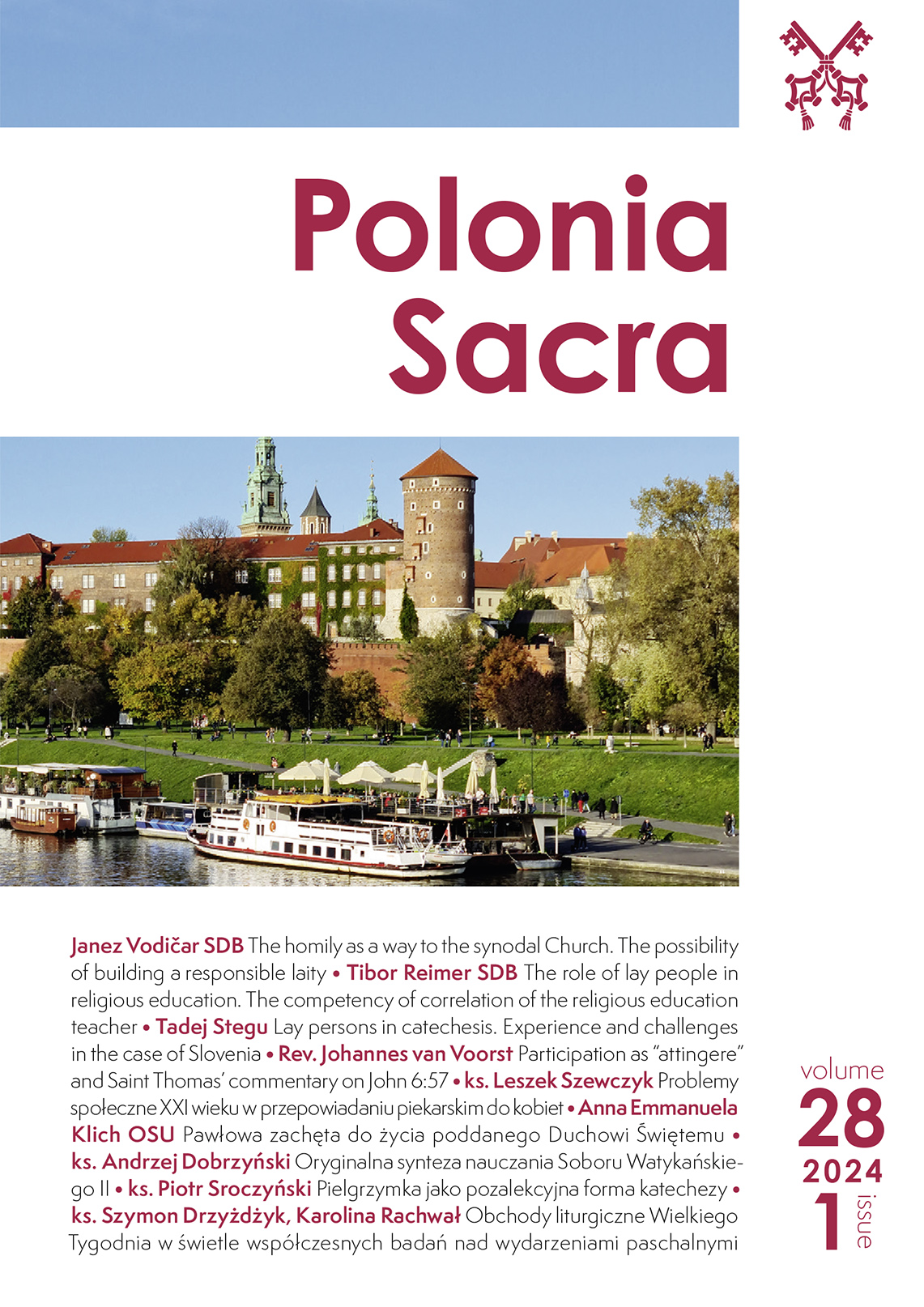 Polonia Sacra 28 (2024) nr 1 - okładka