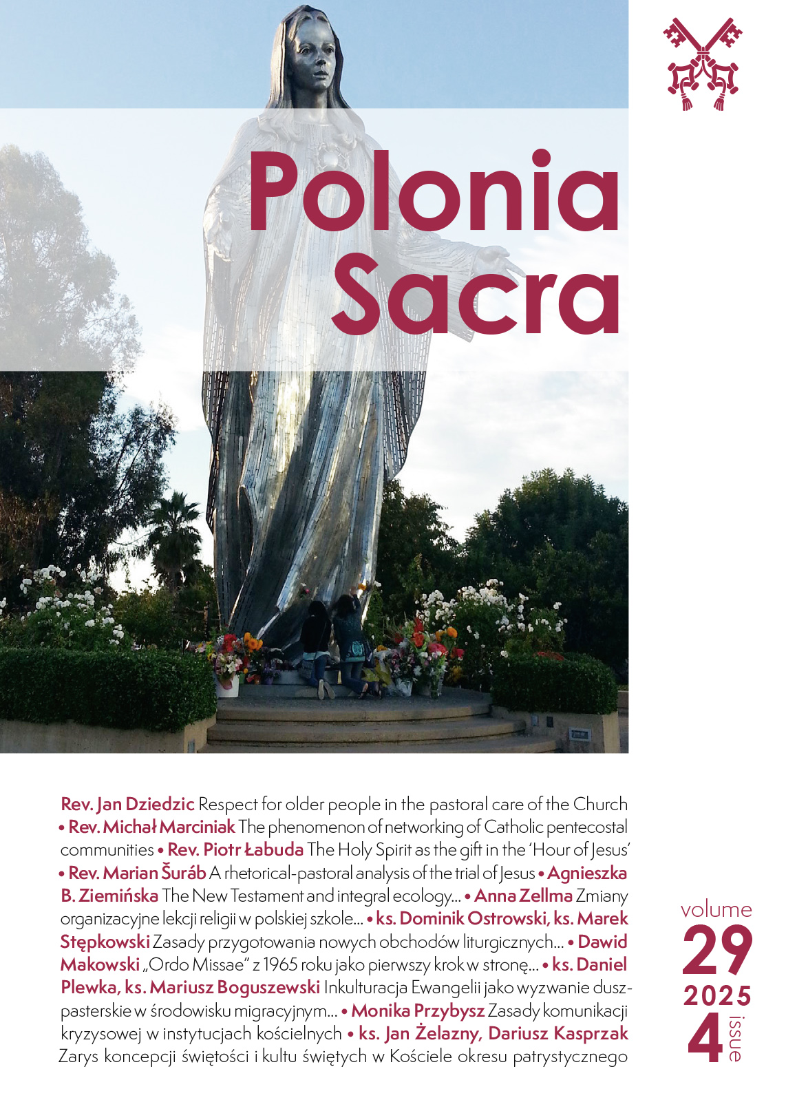 Polonia Sacra, tom 29 (2025) nr 4 - okładka 1