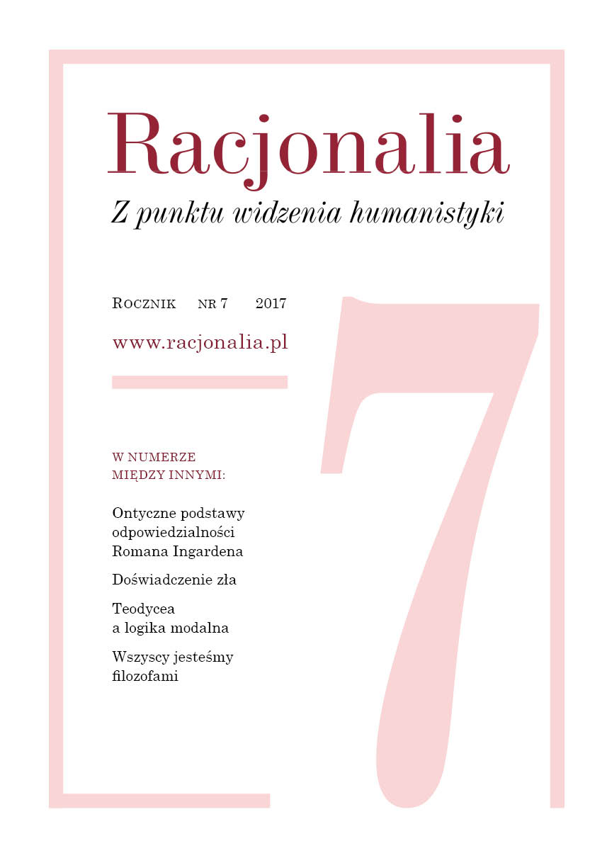 Racjonalia Tom 7 • Okładka 1